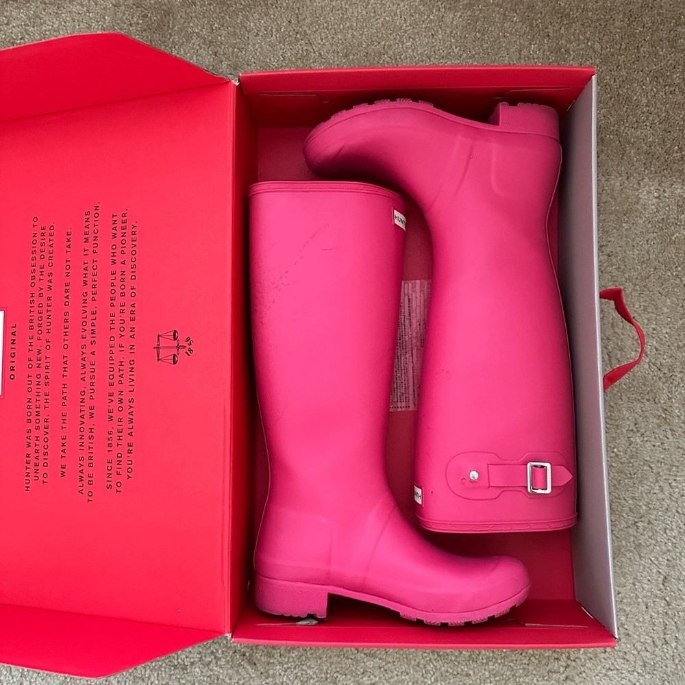 Hunter boots tall